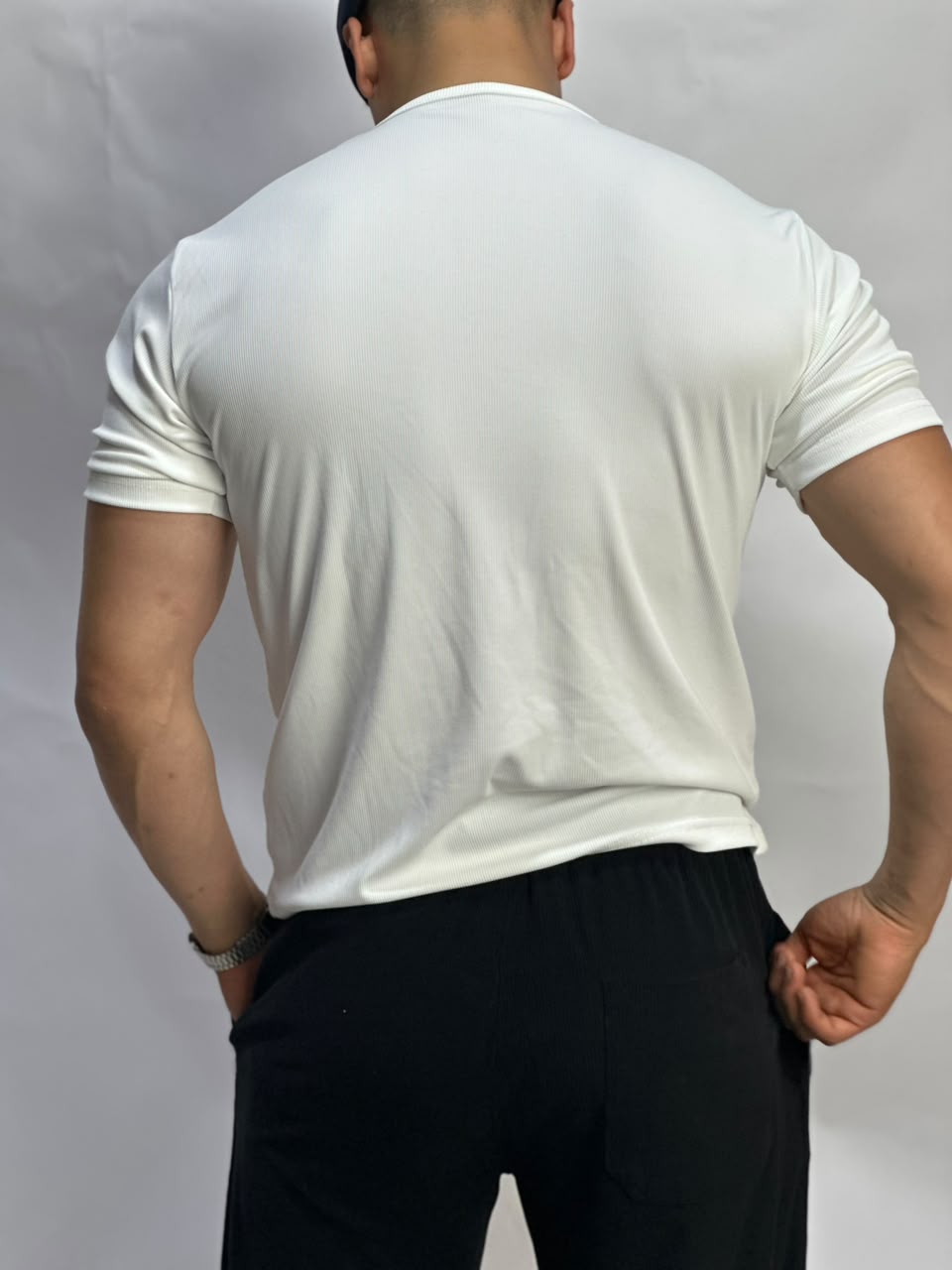 Henley T-shirt Blanc