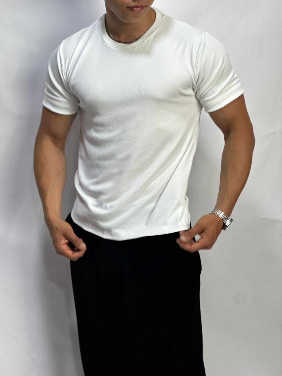 Simple T-shirt Blanc